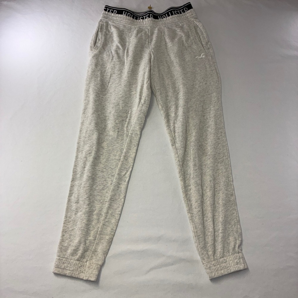 469 Athleisure Hollister Jogger Sweatpants S Gray Branded Waistband